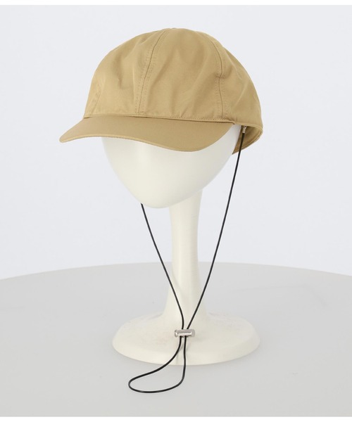 Settimissimo（セッティミッシモ）の「ストラップ付き 撥水コーティング ナイロン キャップ（キャップ・レディース・ブラック/ベージュ・FREE）」の12枚目の写真