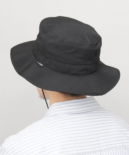 GERRY（ジェリー）の「撥水ナイロン アドベンチャーハット あご紐付き（ハット・メンズ・ブラック/ベージュ・FREE）」の10枚目の写真