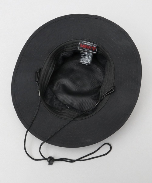 GERRY（ジェリー）の「撥水ナイロン アドベンチャーハット あご紐付き（ハット・メンズ・ブラック/ベージュ・FREE）」の8枚目の写真