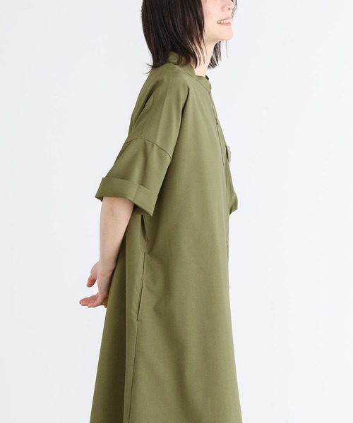 n'OrLABEL（ノアールレーベル）の「『ワークシャツワンピース』（シャツワンピース・レディース・カーキ/ブラック・FREE）」の6枚目の写真