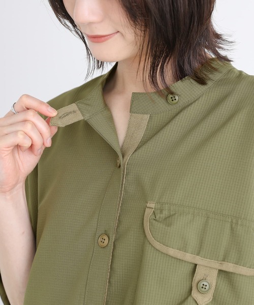 n'OrLABEL（ノアールレーベル）の「『ワークシャツワンピース』（シャツワンピース・レディース・カーキ/ブラック・FREE）」の7枚目の写真
