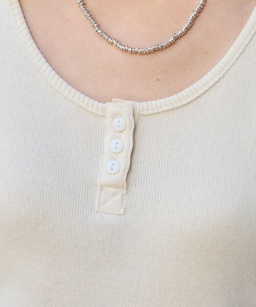 FREAK'S STORE（フリークスストア）の「フライスリボンタンクトップ（タンクトップ・レディース・ブラック/サックスブルー/オフホワイト・ﾌﾘ-）」の12枚目の写真