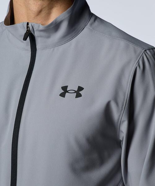 UNDER ARMOUR(アンダーアーマー)の「UAフレッシュウーブン フルジップ ジャケット(トレーニング/メンズ)(その他アウター・メンズ・グレー・S/L/M/XL/2XL)」の4枚目の写真