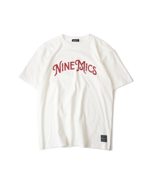 NineMicrophones（ナインマイクロフォンズ）の「ARCH TEE（Tシャツ/カットソー・メンズ・グレー/ブラック/ホワイト・MEDIUM/LARGE/X-LARGE/XX-LARGE/SMALL）」の4枚目の写真