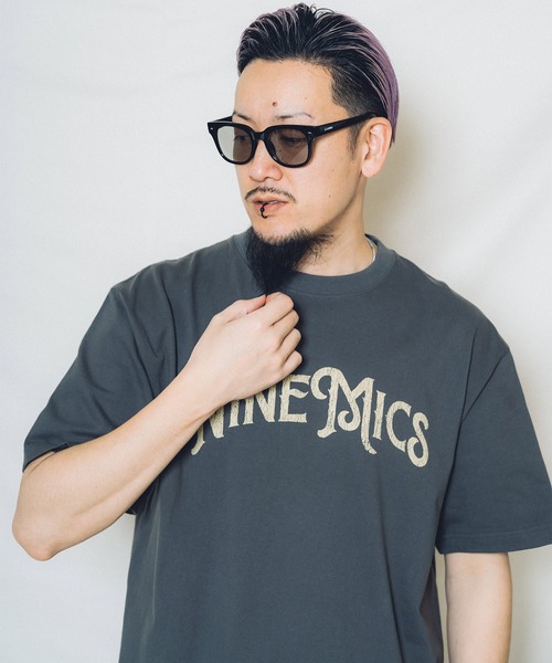 NineMicrophones（ナインマイクロフォンズ）の「ARCH TEE（Tシャツ/カットソー・メンズ・グレー/ブラック/ホワイト・MEDIUM/LARGE/X-LARGE/XX-LARGE/SMALL）」の10枚目の写真