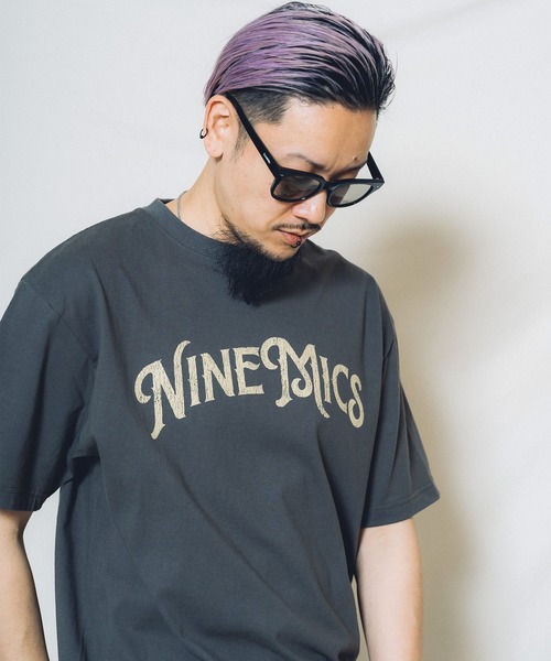 NineMicrophones（ナインマイクロフォンズ）の「ARCH TEE（Tシャツ/カットソー・メンズ・グレー/ブラック/ホワイト・MEDIUM/LARGE/X-LARGE/XX-LARGE/SMALL）」の11枚目の写真