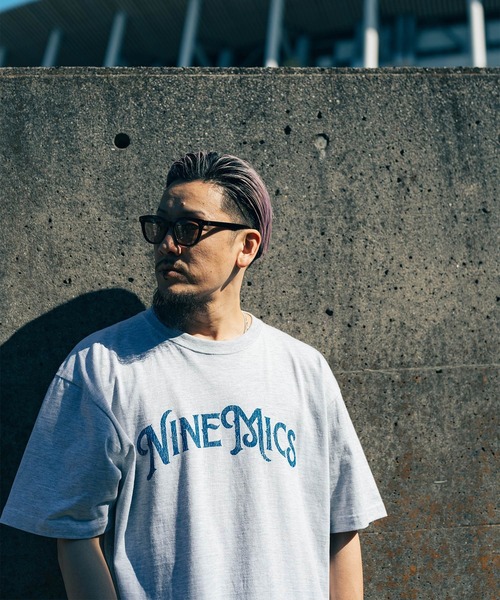 NineMicrophones（ナインマイクロフォンズ）の「ARCH TEE（Tシャツ/カットソー・メンズ・グレー/ブラック/ホワイト・MEDIUM/LARGE/X-LARGE/XX-LARGE/SMALL）」の13枚目の写真