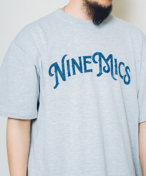 NineMicrophones（ナインマイクロフォンズ）の「ARCH TEE（Tシャツ/カットソー・メンズ・グレー/ブラック/ホワイト・MEDIUM/LARGE/X-LARGE/XX-LARGE/SMALL）」の15枚目の写真