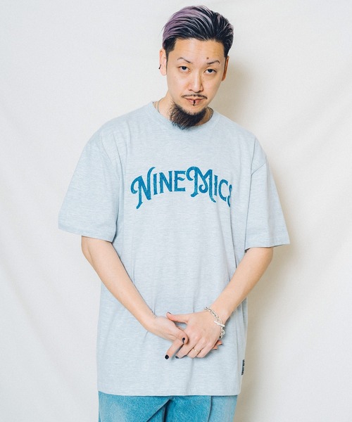 NineMicrophones（ナインマイクロフォンズ）の「ARCH TEE（Tシャツ/カットソー・メンズ・グレー/ブラック/ホワイト・MEDIUM/LARGE/X-LARGE/XX-LARGE/SMALL）」の16枚目の写真
