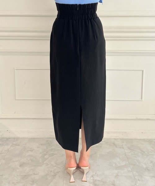 ROYAL PARTY(ロイヤルパーティー)の「ハイウエストスリットペンシルスカート(スカート・レディース・ベージュ/グレー/ブラック・マルチサイズ)」の9枚目の写真