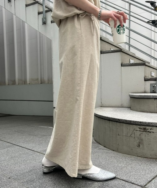 WILLOW（ウィロー）の「【willow】2WAYリネンスカート（スカート・レディース・ベージュ/ブラック・ONE SIZE）」の21枚目の写真