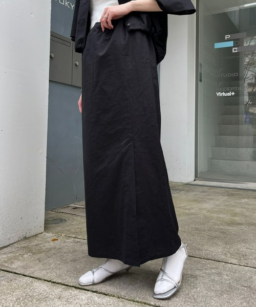 WILLOW（ウィロー）の「【willow】2WAYリネンスカート（スカート・レディース・ベージュ/ブラック・ONE SIZE）」の10枚目の写真