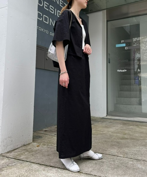 WILLOW（ウィロー）の「【willow】2WAYリネンスカート（スカート・レディース・ベージュ/ブラック・ONE SIZE）」の16枚目の写真