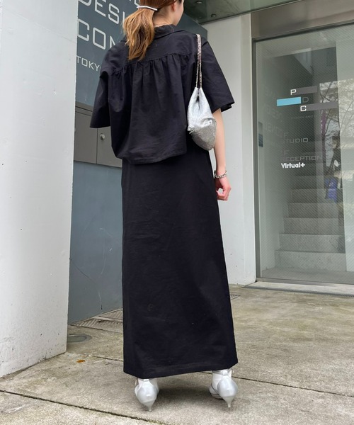 WILLOW（ウィロー）の「【willow】2WAYリネンスカート（スカート・レディース・ベージュ/ブラック・ONE SIZE）」の15枚目の写真