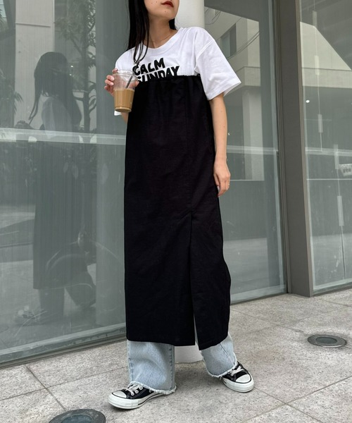 WILLOW（ウィロー）の「【willow】2WAYリネンスカート（スカート・レディース・ベージュ/ブラック・ONE SIZE）」の5枚目の写真