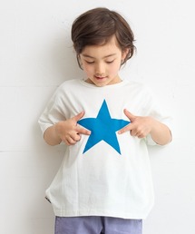 LSP WOW | 【LSP WOW!】両面マイニチプリントTee（80～130cm）(Tシャツ/カットソー)