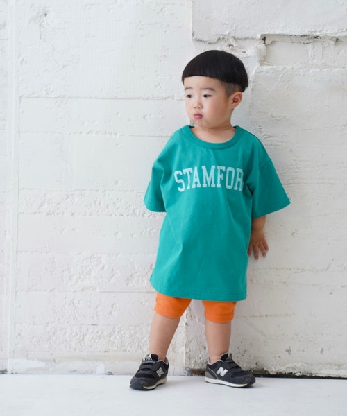 LSP WOW（エルエスピーワオ）の「【LSP WOW!】両面マイニチプリントTee（80～130cm）（Tシャツ/カットソー・キッズ・グリーン系その他/オレンジ/ラベンダー/ライトグリーン/ネイビー/エメラルド/ブラック/オレンジ系その他/グレー/オフホワイト・80/130/120/110/100/90）」の15枚目の写真