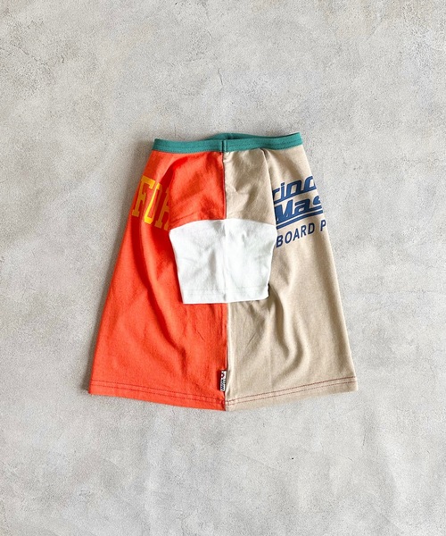 LSP WOW（エルエスピーワオ）の「【LSP WOW!】両面マイニチプリントTee（80～130cm）（Tシャツ/カットソー・キッズ・グリーン系その他/オレンジ/ラベンダー/ライトグリーン/ネイビー/エメラルド/ブラック/オレンジ系その他/グレー/オフホワイト・80/130/120/110/100/90）」の11枚目の写真