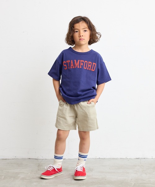 LSP WOW（エルエスピーワオ）の「【LSP WOW!】両面マイニチプリントTee（80～130cm）（Tシャツ/カットソー・キッズ・グリーン系その他/オレンジ/ラベンダー/ライトグリーン/ネイビー/エメラルド/ブラック/オレンジ系その他/グレー/オフホワイト・80/130/120/110/100/90）」の19枚目の写真