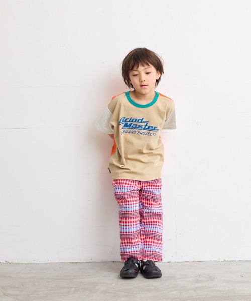 LSP WOW（エルエスピーワオ）の「【LSP WOW!】両面マイニチプリントTee（80～130cm）（Tシャツ/カットソー・キッズ・グリーン系その他/オレンジ/ラベンダー/ライトグリーン/ネイビー/エメラルド/ブラック/オレンジ系その他/グレー/オフホワイト・80/130/120/110/100/90）」の22枚目の写真