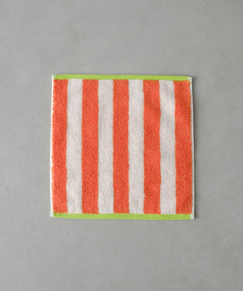 BIRTHDAY BAR(バースデイバー)の「ストライプジャガードタオルハンカチ(ハンカチ/ハンドタオル・レディース・オレンジ/グリーン・0)」の12枚目の写真