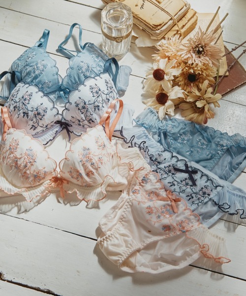 セール】ガーデンアーチブーケ ブラジャー＆ショーツセット（ブラ