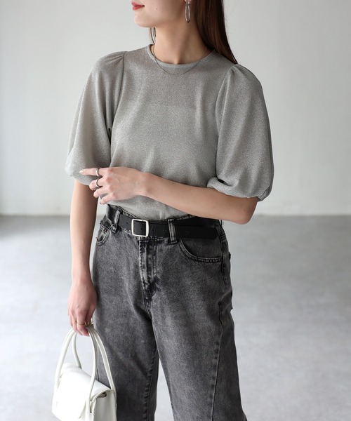 ✿カメリア✿ MS GRACY パフスリーブTシャツ ＆七分袖 ニット girlish St. cecilia 完売商品 パフスリーブカットソー（girlish