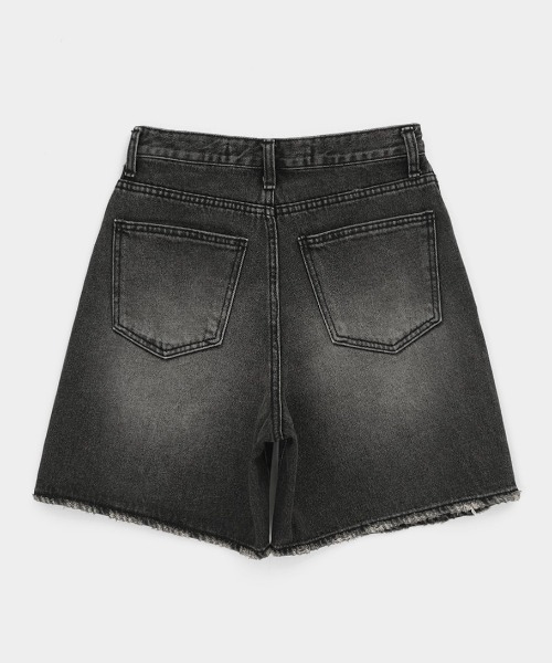 BLACKUP（ブラックアップ）の「[MADE] ヘイロデニムショートパンツ（デニムパンツ・レディース・ブルー/ブラック・SMALL/MEDIUM/LARGE）」の17枚目の写真