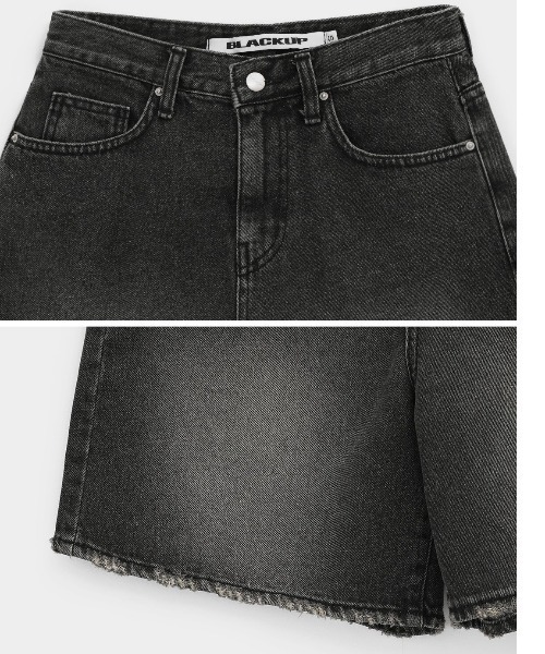 BLACKUP（ブラックアップ）の「[MADE] ヘイロデニムショートパンツ（デニムパンツ・レディース・ブルー/ブラック・SMALL/MEDIUM/LARGE）」の18枚目の写真