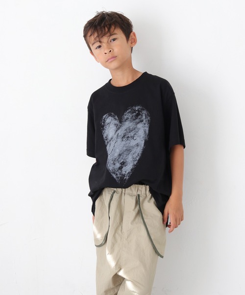 UNIT CHEST(ユニットチェスト)の「【UNIT CHEST】unique unisex T-shirt グランジハートTシャツ(Tシャツ/カットソー・メンズ・ブラック/ホワイト・L/M/S)」の16枚目の写真