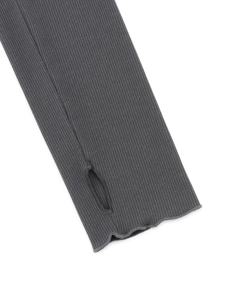 NERGY（ナージー）の「【HIBIYA-KADAN×NERGY】UVリブアームカバー（手袋・レディース・チャコールグレー/カーキ・FREE）」の6枚目の写真