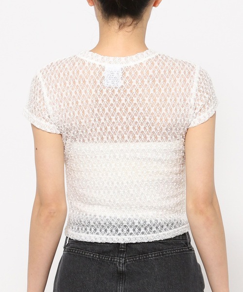 Midnight Move（ミッドナイトムーブ）の「Midnight Move／ローズレースT（Tシャツ/カットソー・レディース・ホワイト・FREE）」の12枚目の写真