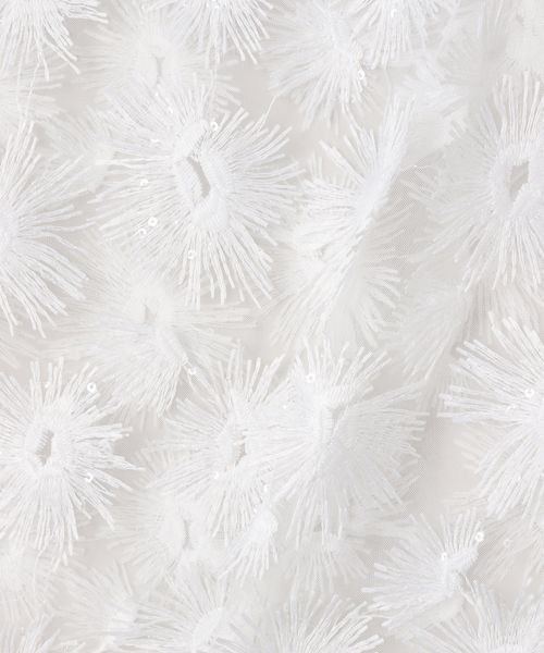 JEANASIS（ジーナシス）の「フラワーレースラップスカート/131669（スカート・レディース・ブラック/ホワイト・FREE）」の11枚目の写真