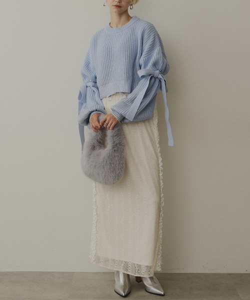 ラシュモン バルーンスリーブニット ラシュモン バルーンスリーブニット