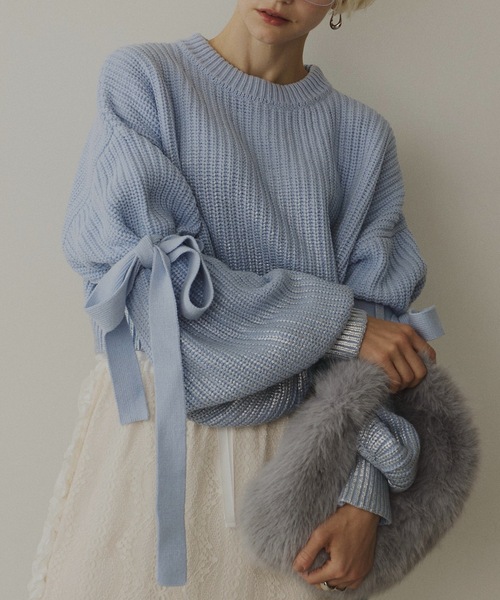 ラシュモン バルーンスリーブニット ラシュモン バルーンスリーブニット