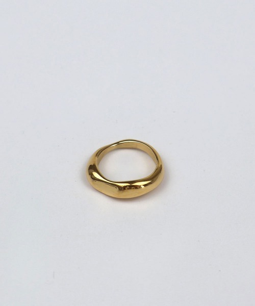 CEMONEMO（セモネモ）の「【金属アレルギー対応】 ニュアンス ピンキーリング / サージカルステンレス 316L（リング・レディース・シルバー/ゴールド・4号）」の6枚目の写真