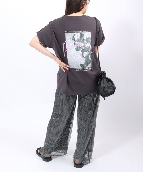 Salong hameu（サロン ハミュー）の「ラメチュールプリーツパンツ/イージーパンツ レディース（その他パンツ・レディース・ブラック/シルバー・M/L）」の19枚目の写真