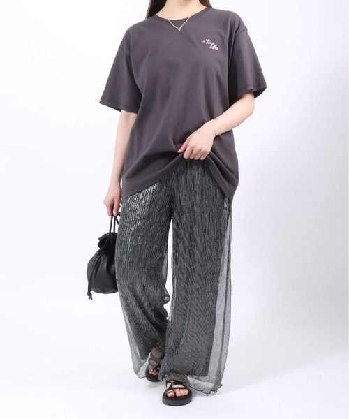 Salong hameu（サロン ハミュー）の「ラメチュールプリーツパンツ/イージーパンツ レディース（その他パンツ・レディース・ブラック/シルバー・M/L）」の20枚目の写真