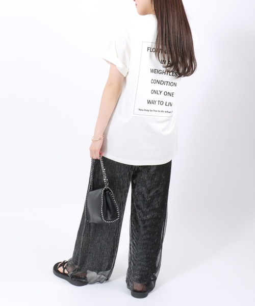 Salong hameu（サロン ハミュー）の「ラメチュールプリーツパンツ/イージーパンツ レディース（その他パンツ・レディース・ブラック/シルバー・M/L）」の12枚目の写真