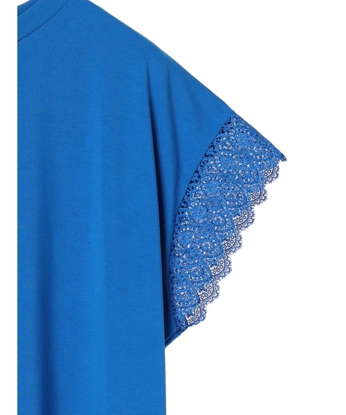 CRAFT STANDARD BOUTIQUE(クラフトスタンダードブティック)の「レーススリーブカットプルオーバー(Tシャツ/カットソー・レディース・オフホワイト/ブルー/ブラック・FREE)」の16枚目の写真