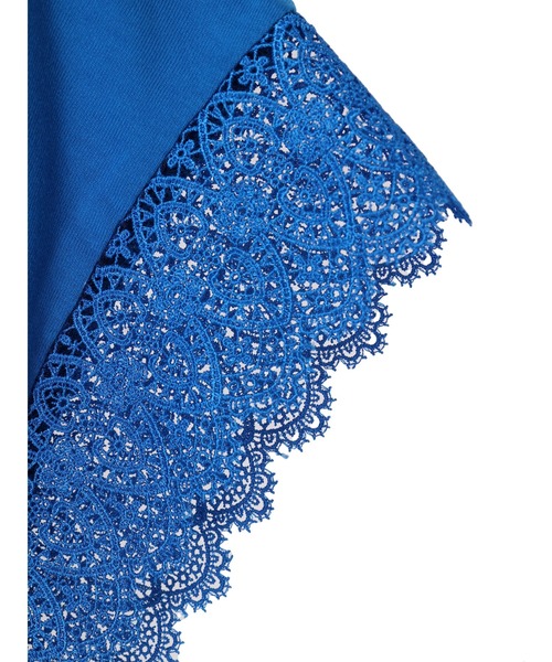 CRAFT STANDARD BOUTIQUE(クラフトスタンダードブティック)の「レーススリーブカットプルオーバー(Tシャツ/カットソー・レディース・オフホワイト/ブルー/ブラック・FREE)」の18枚目の写真