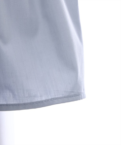 clear（クリア）の「リボン付きパフスリーブシャーリングブラウス［着回し抜群 大人 カジュアル］≪再入荷≫（シャツ/ブラウス・レディース・チャコールグレー/ブルーグレー/オフホワイト・F）」の13枚目の写真