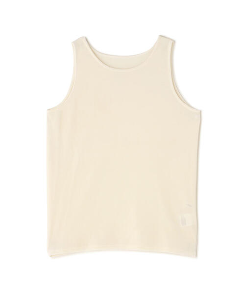 NATURAL BEAUTY BASIC（ナチュラルビューティーベーシック）の「◇ベロアアメスリトップス（タンクトップ・レディース・オフホワイト/ブラック/ベージュ・FREE）」の9枚目の写真