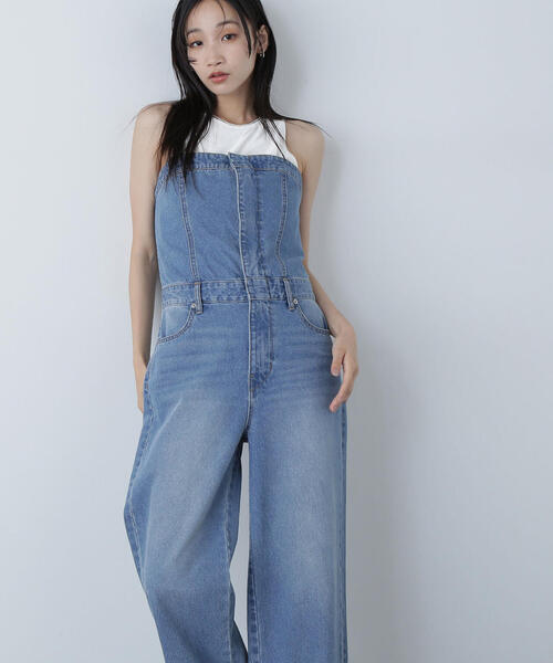 NATURAL BEAUTY BASIC（ナチュラルビューティーベーシック）の「◇ベロアアメスリトップス（タンクトップ・レディース・オフホワイト/ブラック/ベージュ・FREE）」の11枚目の写真