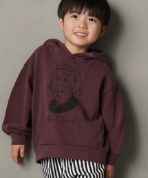 MAKE YOUR DAY | ゆるアインシュタイン裏毛フーディ■80～140cm(パーカー)