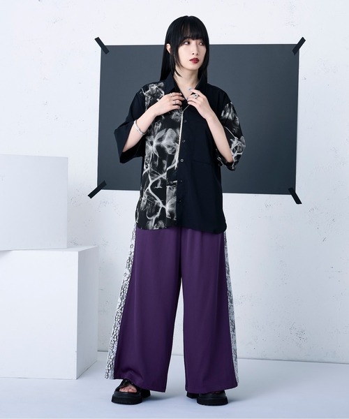 ガラキリカエシャツ（シャツ/ブラウス）｜Ellno Loset（エルノロゼット）