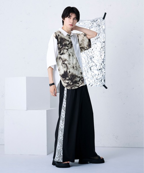 ガラキリカエシャツ（シャツ/ブラウス）｜Ellno Loset（エルノロゼット）