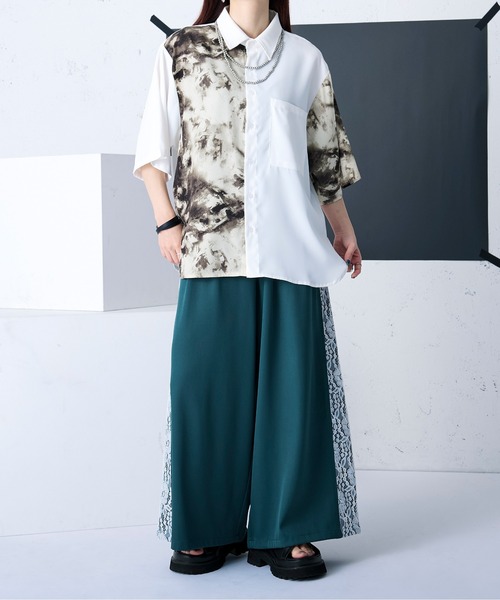 ガラキリカエシャツ（シャツ/ブラウス）｜Ellno Loset（エルノロゼット）