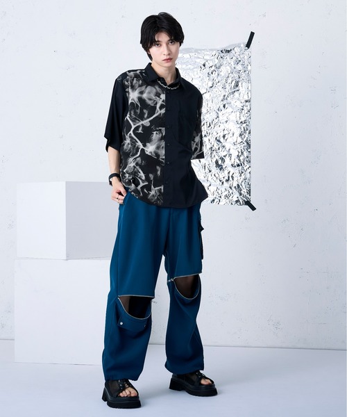 ガラキリカエシャツ（シャツ/ブラウス）｜Ellno Loset（エルノロゼット）