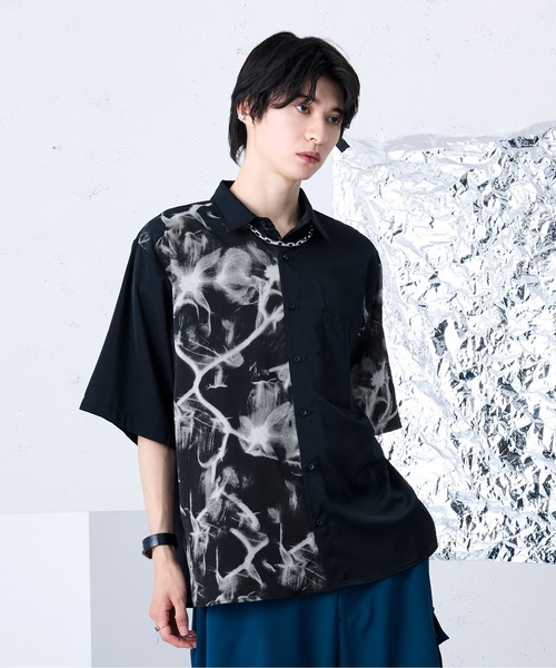 ガラキリカエシャツ（シャツ/ブラウス）｜Ellno Loset（エルノロゼット）